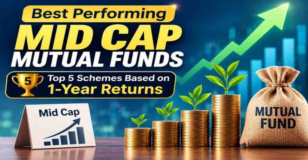 Best Performing Mid Cap Mutual Funds: Top 5 Schemes Based on 1-Year Returns