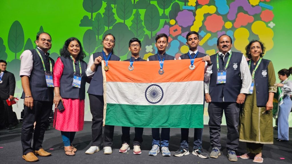 India win five gold, three silver medals at the International Chemistry and Biology Olympiads | India News