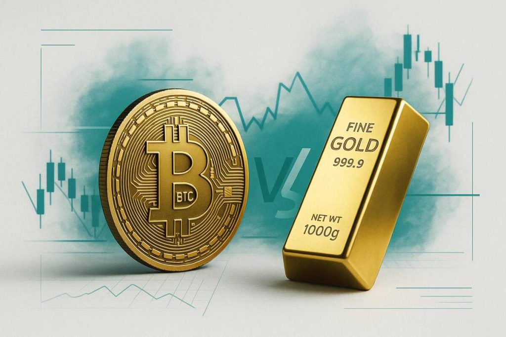 Gold vs Bitcoin: BTC Eyes $75,000 as Gold Rebounds Above $4,000