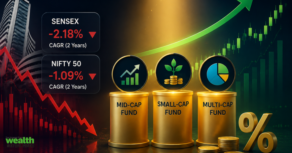 Sensex, Nifty underperform over 2 years, but these 3 mutual funds deliver double-digit gains