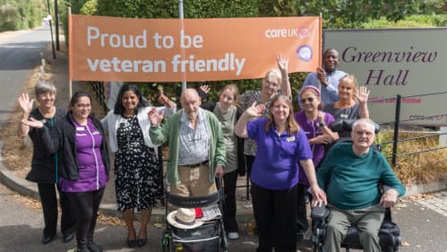 Care home recognised for commitment to veterans