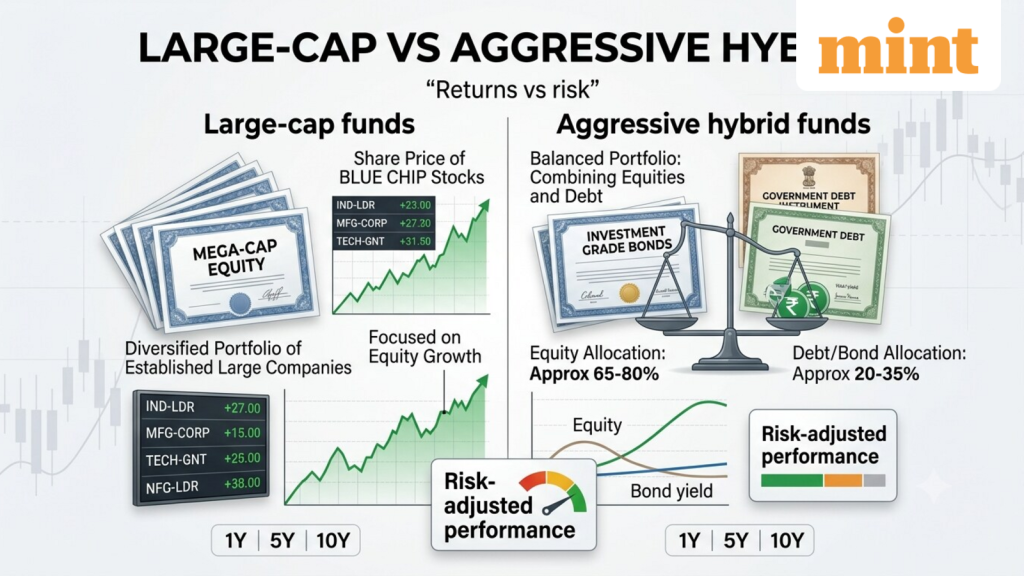 Large-cap or aggressive hybrid? The mutual fund category that leads in returns may surprise you
